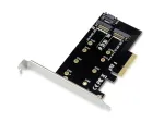 Conceptronic EMRICK 2-in-1 M.2 SSD PCIe adapter SATA AHCI NVMe