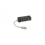 InLine ISDN jaotur 5x RJ45 pesa 15cm kaabel terminaltakistitega