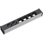 Pikendusjuhe 2 vahelduvvoolu pistikupesa Bachmann 912.005 Must H&otilde;bedane