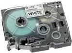 Brother Must on Valge Gloss Laminated Tape, 9mm silditeip TZ