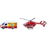 Usorteret Siku Mercedes-Benz Rescue Van and Helicopter mudelikomplekt