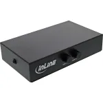 InLine USB 2.0 k&auml;sitsi l&uuml;liti, USB-A seade 2 arvutile, 75 mm, 115 mm, 25 mm, 128 g, 75 x 115 x 25 mm, 90 mm