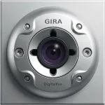 Kaameramoodul GIRA 126565 intercom-s&uuml;steemidele, alumiiniumviimistlus