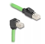V&otilde;rgukaabel DeLOCK RJ45 Cat.6A Plug to Plug &Uuml;lesnurgatud 2m Roheline