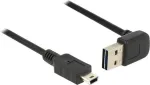 USB-kaabel DeLOCK 85184 USB 2.0 0,5 m USB A Mini-USB B Must