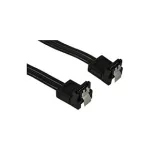Synergy21 kaabel SATA-3 sisemine 0,50 m pistik (nurgaga) must **