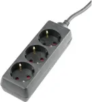 Pikendusjuhe AS Schwabe 11332 Schuko must &mdash; 1 tk, Schuko pistikupesad