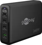 Wentronic goobay Mitme pordiga kiirlaadija USB-C PD GaN 240W (65885)