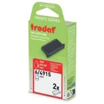 Trodat 6/4915/SS tindikassett 51 4915021, kustumatu, Austria keskkonnam&auml;rgis, DIN ISO 14145-2, punane