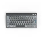 Hama WK-700 mitme seadme klaviatuur, juhtmevaba, taustvalgustusega, kompaktne, QWERTZ, must