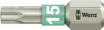 Wera 05 071033 001 TORX otsak T15, 25 mm, roostevaba teras, 1/4" kuuskant