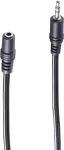 Audio kaabel 3.5mm ShiverPeaks BS30805-2.0 Must 2m