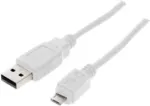 USB-kaabel ShiverPeaks BS77182-W 1,8 m USB 2.0 Micro-USB B valge
