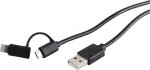 USB-kaabel ShiverPeaks BS14-14025 USB 2.0 1 m