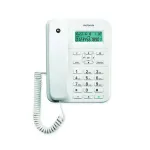 Motorola CT202 analoogtelefon helistaja ID-ga valge