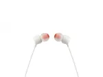 JBL Tune 110 Valge, juhtmega, 20 - 20000 Hz, muusika, peakomplekt, valge