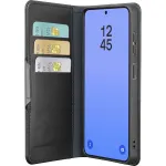 Cellularline Book Agenda - Galaxy S26 Ultra raamatu stiilis &uuml;mbris kunstnahast viimistlusega, magnetklambri, RFID-kaitse ja alusfunktsiooniga.