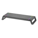 Mars Gaming MGS-ONE Must Chroma RGB Monitor Stand Adjustable Size Smartphone and Tablet Stand Front USB 2.0