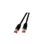 V&otilde;rgukaabel EFB Elektronik K8050.1,5 RJ-45 Cat6a 1,5m Must