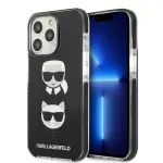Karl Lagerfeld KLHCP13XTPE2TK K&otilde;va &uuml;mbris Apple iPhone 13 Pro Max 6,7 inch must Karl & Choupette Head