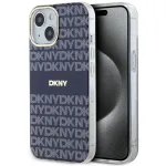 DKNY DKHMP15SHRHSEB K&otilde;va &uuml;mbris iPhone 15/14/13 6,1 inch sinine Mono & Stripe IML MagSafe