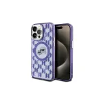 Karl Lagerfeld KLHMP15LHMCKMHU iPhone 15 Pro 6,1 inch Lilla IML Monogram Karl & Choupette Pea MagSafe &Uuml;mbris