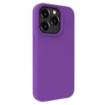 Evelatus Apple iPhone 15 Pro Max Premium MagSafe Soft Touch Silicone Case Deep Purple