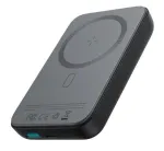 Joyroom JR-W020 20W Mini Magnetic Wireless Power Bank 10000mAh Must USB to Type-C 0.25m kaabliga