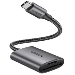 UGREEN USB-C Card Reader - Space Gray, SD & Micro SD, 5 Gbps