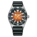 CITIZEN meeste automaatkell NY0120-01Z 41mm oranž sihverplaat pol&uuml;uretaanrihm