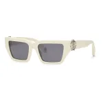 Roberto Cavalli P&auml;ikeseprillid SRC016M55847X Unisex Ristk&uuml;likukujulised Must/Hall 55/19/135 mm