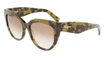FERRAGAMO SF1061S-246 Naiste p&auml;ikeseprillid Havana atsetaatraamiga, pruun gradientl&auml;&auml;ts, 56/18/145 mm