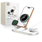 TECH-PROTECT A51 ARCTICBOOST 3-in-1 Magnetic MagSafe Wireless Charger 25W Qi2.2 White