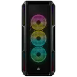 CORSAIR Mid-tower ATX arvutikorpus - iCUE 5000T - RGB karastatud klaas - must