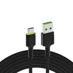 Green Cell KABGC13 USB-kaabel USB 2.0 2 m USB A USB C Must