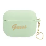 GUESS GUAPLSCHSN AirPods Pro kate roheline silikoonist Charm Heart kollektsioon