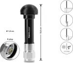 Navilock GNSS antenn N-pistik 28 dB aktiivne v&auml;liantenn must 10 cm (60763)