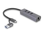 DeLOCK 64282 s&uuml;learvuti dokkimisjaam ja pordireplikaator Juhtmega USB 3.2 Gen 1 (3.1 Gen 1) Type-C Hall (64282)