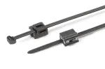 HellermannTyton T50ROSEC5B-PA66HS/PA66HIRHS-BK kaablivits koos kuusepuu kinnitusega, 200 x 4,6 mm, must, 500 tk 150-40581