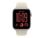 Apple Watch SE 3 GPS + Cellular 40 mm Starlight alumiiniumkorpus liivav&auml;rvi spordirihmaga, S/M