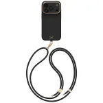 UNIQ Coehl Mirelle &uuml;mbris iPhone 18 Pro / 17 Pro jaoks, magnetlaadimisega, must