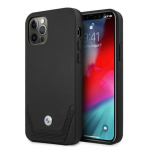 BMW BMHCP12MRSWPK Apple iPhone 12 / 12 Pro k&otilde;vakate Leather Perforate, must