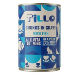 TILLO Chunks in gravy Fish m&auml;rg kassitoit, 415 g
