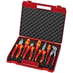 Knipex tangide/t&ouml;&ouml;riistakomplekt 7 tk, mitmekomponentsed katted/kaetud &uuml;mbris VDE