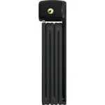 ABUS Bordo Lite 6055K/85 BK SR kokkupandav jalgrattalukk, must