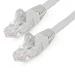 StarTech.com N6LPATCH15MGR 15 m CAT6 Etherneti kaabel, LSZH, 10 Gigabit, 650MHz, 100W PoE, RJ45 UTP riivita, ETL-kontrollitud, 24AWG, hall