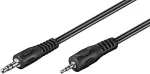 Microconnect AUD3525LL2 helikaabel 2 m 3,5 mm 2,5 mm Must