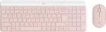 LOGITECH Slim juhtmeta klaviatuuri ja hiire komplekt MK470 - roosa, QWERTY US/rahvusvaheline