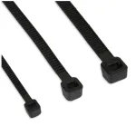 InLine 59963S kaablisidemed 450 mm x 7,2 mm, nailon PA 6.6, t&otilde;mbetugevus 55 kg (539,4 N), mustad, 100 tk