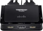 Trendnet TK-220DPI klaviatuuri/video/hiire (KVM) l&uuml;liti must (TK-220DPi)